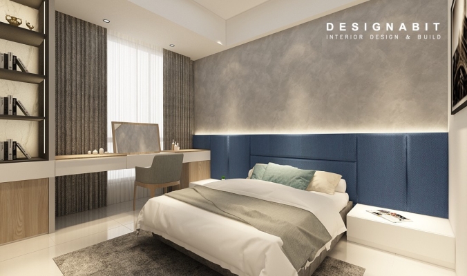 Bedroom 3D Design Drawing Refer From Perak Contractor 2021