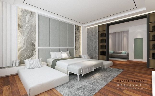 Bedroom 3D Design Drawing Refer From Perak Contractor 2021