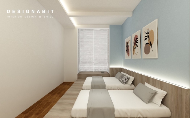 Bedroom 3D Design Drawing Refer From Perak Contractor 2021