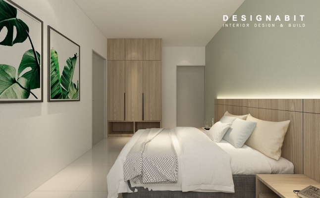 Bedroom 3D Design Drawing Refer From Perak Contractor 2021