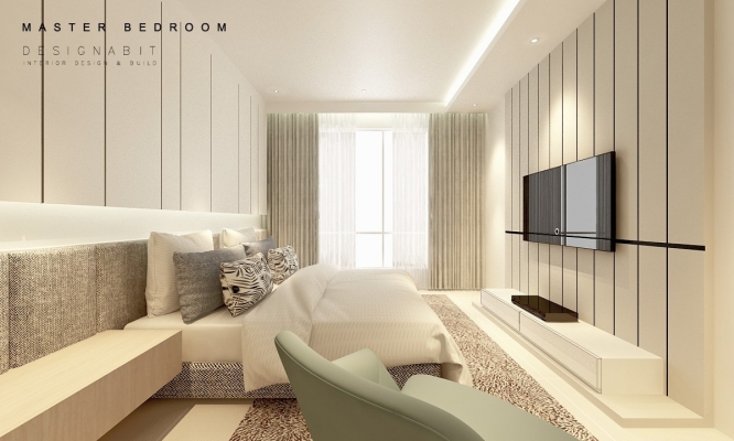 Bedroom 3D Design Drawing Refer From Perak Contractor 2021