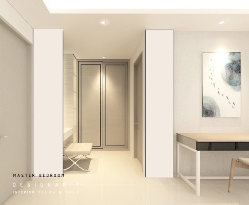 Built-in Wardrobe 3D Design Drawing Refer From Perak Contractor