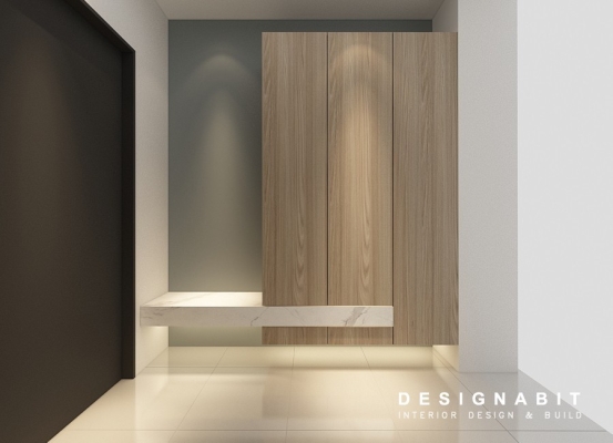 Built-in Wardrobe 3D Design Drawing Refer From Perak Contractor