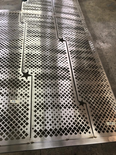 OEM Sheet Metal Works Art panel - Door Stainless Steel