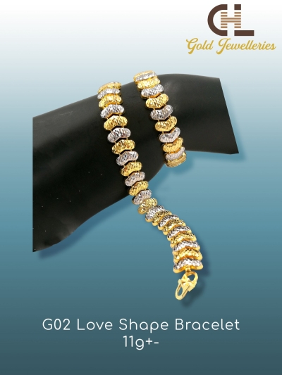 G02  LOVE SHAPE BRACELET