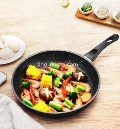 SN24901 24CM MARBLE NON STICK FRYING PAN(IH)