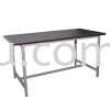 G1-MPD-5-LT - 5' UTILITY TABLE (BLACK LINOLEUM TOP) Production Table Steel Table Steel Furniture