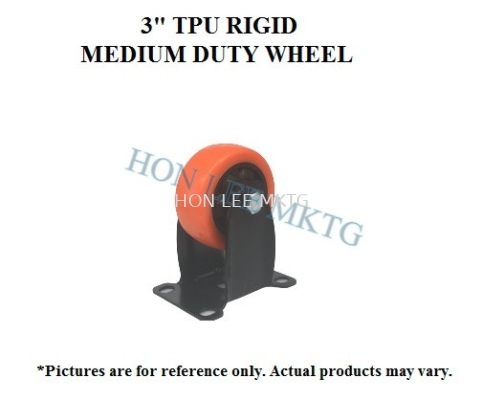 TPU RIGID MEDIUM DUTY WHEEL 3" 