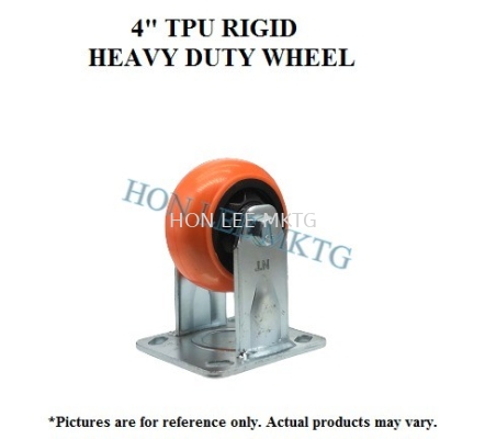 TPU RIGID HEAVY DUTY WHEEL 4" 