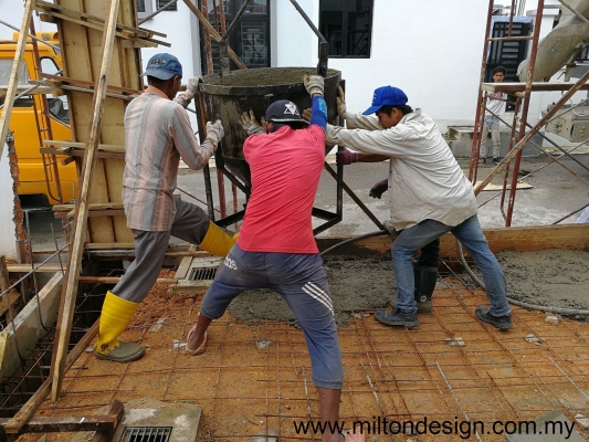 Johor Bahru House Extension Works Runing Refer - PELANGI INDAH