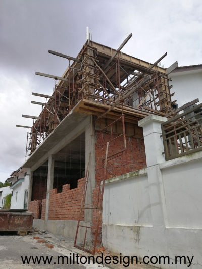 Johor Bahru House Extension Works Runing Refer - PELANGI INDAH