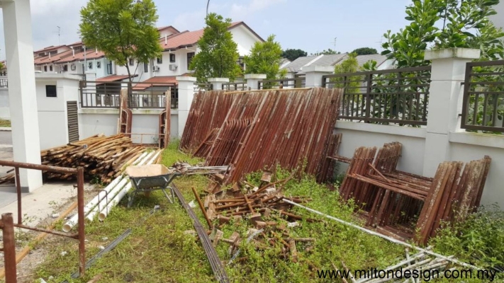 Johor Bahru House Extension Works Runing Refer - PELANGI INDAH