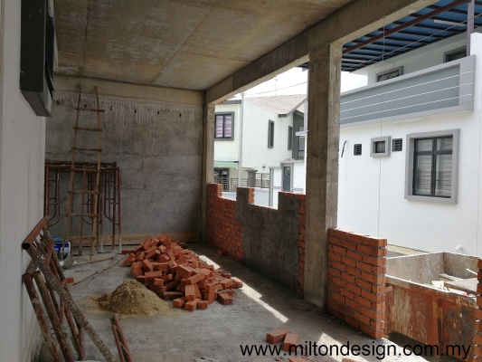 Johor Bahru House Extension Works Runing Refer - PELANGI INDAH