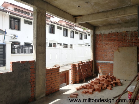 Johor Bahru House Extension Works Runing Refer - PELANGI INDAH