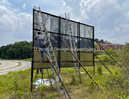 Construction Project Signboard Billboard at Taman Semarang Intan at Dengkil Selangor