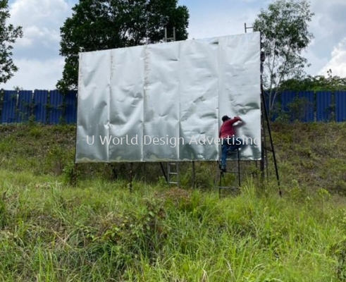 Construction Project signboard at Taman Semarang Intan at Dengkil Selangor