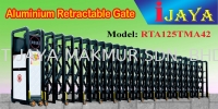 iJAYA RTA125TMA42 Aluminium Alloy Retractable gate iJAYA RTA125TMA42 Aluminium Retractable Gate Retractable Gate