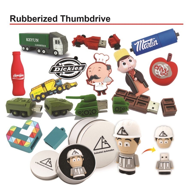 Rubberized Thumbdrive