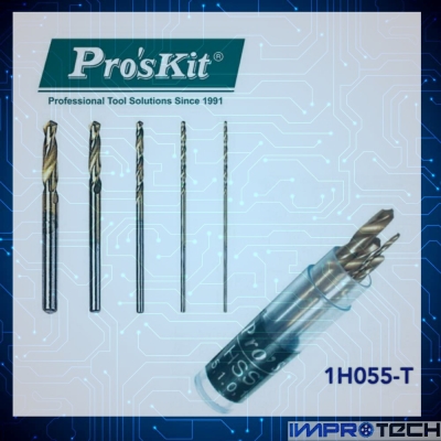 PRO'SKIT [1H055-T] High Speed Steel Drill Bits