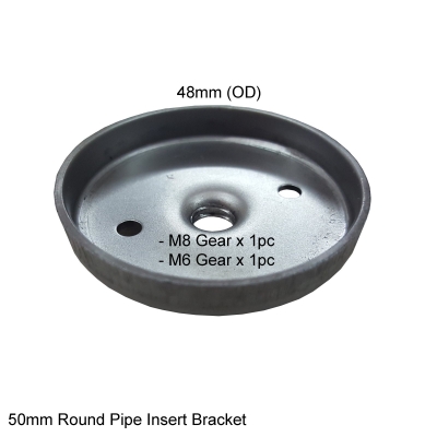 Insert Bracket With M6 Gear / M8 Gear