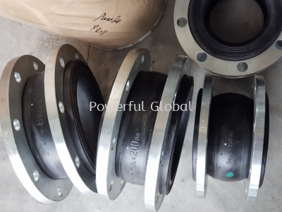 Rubber Single Bellow With ANSI 150# mild steel flange 