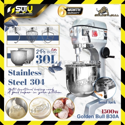 GOLDEN BULL B30 / B30-A / B30A 30L Universal Planetary Food Mixer 1500W