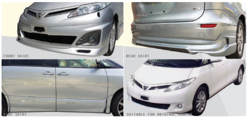 TOYOTA ESTIMA 2009 - 2012 TRD BODYKIT FOR ORIGINAL BUMPER 