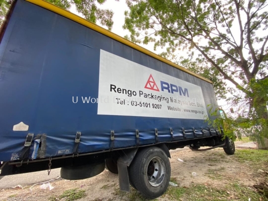 RENGO PACKAGING MALAYSIA SDN BHD TRUCK CONTAINER CANVAS PAINTING AT SHAH ALAM, SELANGOR