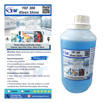 YKF 300  Kleen Shine 500ml/ 1L/ 5L/ 10L