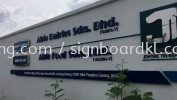 albe food 3d pvc cut out lettering signage signbaord at teluk panglima Huruf 3D Papan PVC
