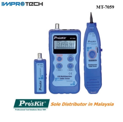 PRO'SKIT [MT-7059] LCD MultifunctionCable Tester