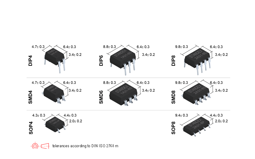 STANDEX SMP-1A31-4PT Photo-Mosfet Relay