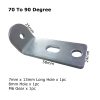 70 To 90 Degree "L" Bracket M6 Gear  L Shape Bracket