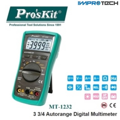 PRO'SKIT [MT-1232] 3 3/4 Autorange Digital Multimeter