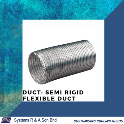 Semi-Rigid non-insulated Aluminum Flexible Duct