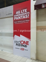 red one wallpaper sticker printing signage signbaord