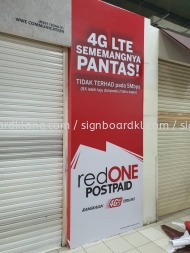 red one wallpaper sticker printing signage signbaord