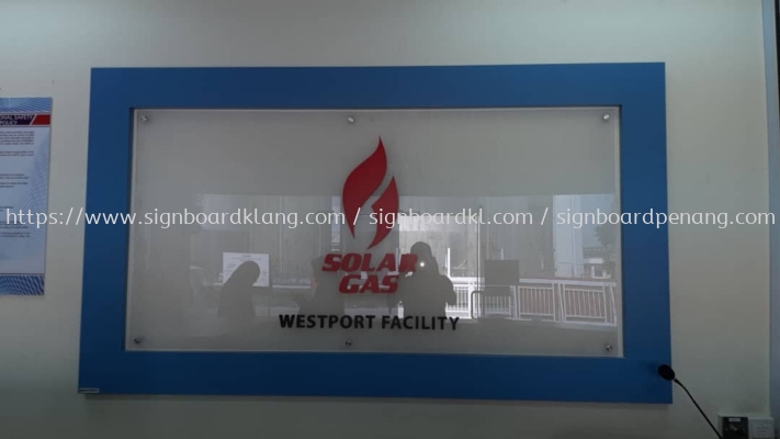 solar gas acrylic poster frame indoor signage signboard 