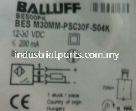 Balluff Sensor BES M30MM-PSC30F-S04K