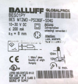 Balluff Sensor BES M12MD-PSC80F-S04G