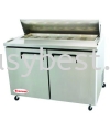 2 DOOR SALAD TABLE CHILLER Worktop Chiller Tescool Commercial Refrigerator