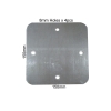 SQ Shape Metal Plate - 150mm x 150mm Flat Bracket