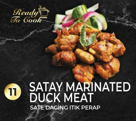 SATAY MARINATED DUCK MEAT