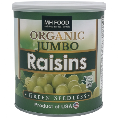 Organic Jumbo Raisin Green Seedless 