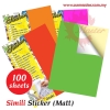 A4 Simili Sticker (100s) Sticker Sheet Sticker ֽ