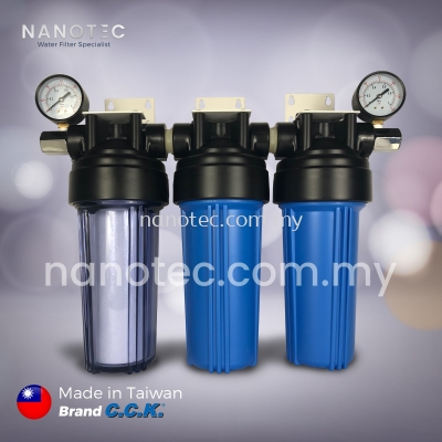 NanoTec 10 TRIPLE WATER FILTER SYSTEM