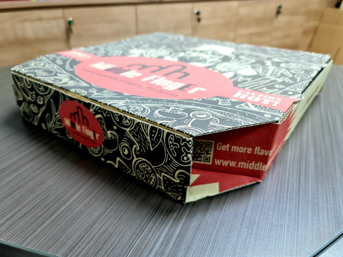Pizza Box Hexagon Shape Manufacturer Supplier Supply Supplies Corrugated Carton Die Cut Box Alpha Newtone Solutions Sdn Bhd