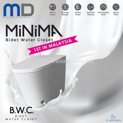 MD:  BWC Bidet Water Closet (MINIMA)