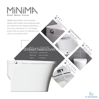 MD:  BWC Bidet Water Closet (MINIMA)