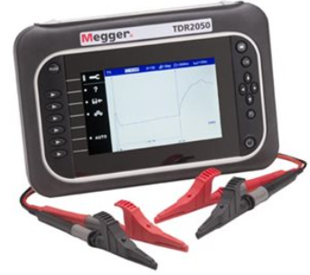 megger tdr2050 two channel cable fault locator for power applications